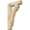 Ekena Millwork Merced Block Rough Sawn Bracket, Douglas Fir, 4"W x 20"D x 32"H BKT04X20X32MRC05RDF - alternate 1